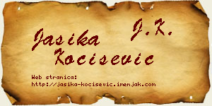 Jasika Kočišević vizit kartica